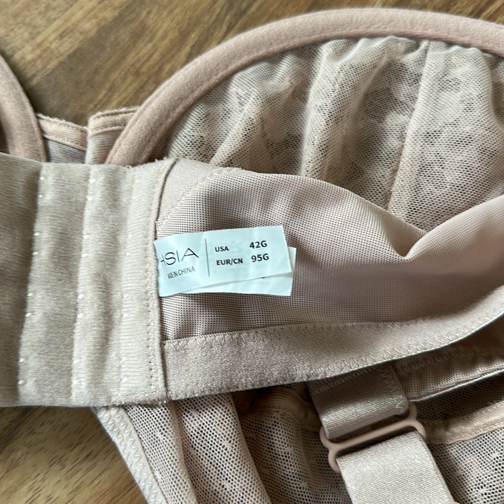 HSIA 42 G Lace Uderwire Bra in Cream - Picture 4 of 4